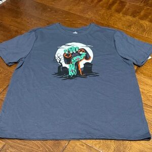 NWT Size XL Husky (14-16) Way to Celebrate! Gray Tee with Zombie Design